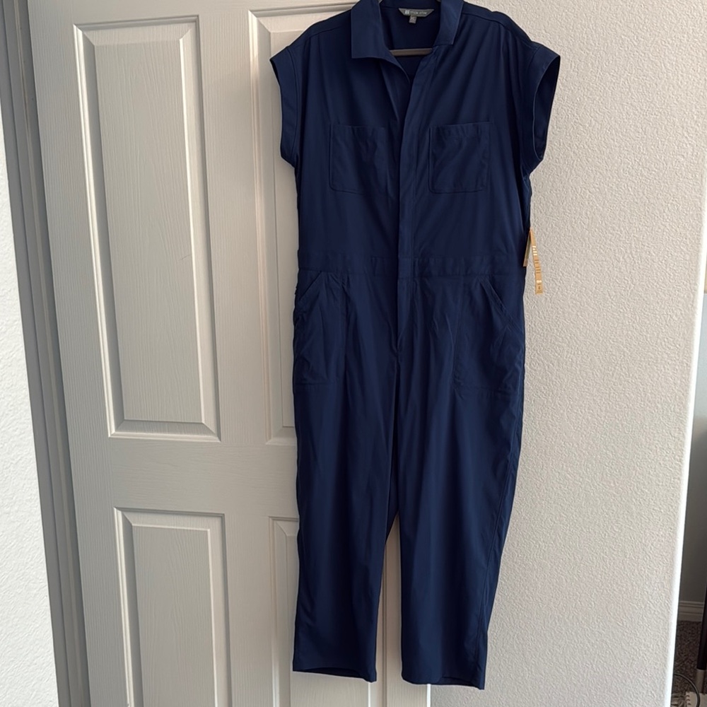 Title Nine Navy Blue Jumpsuit